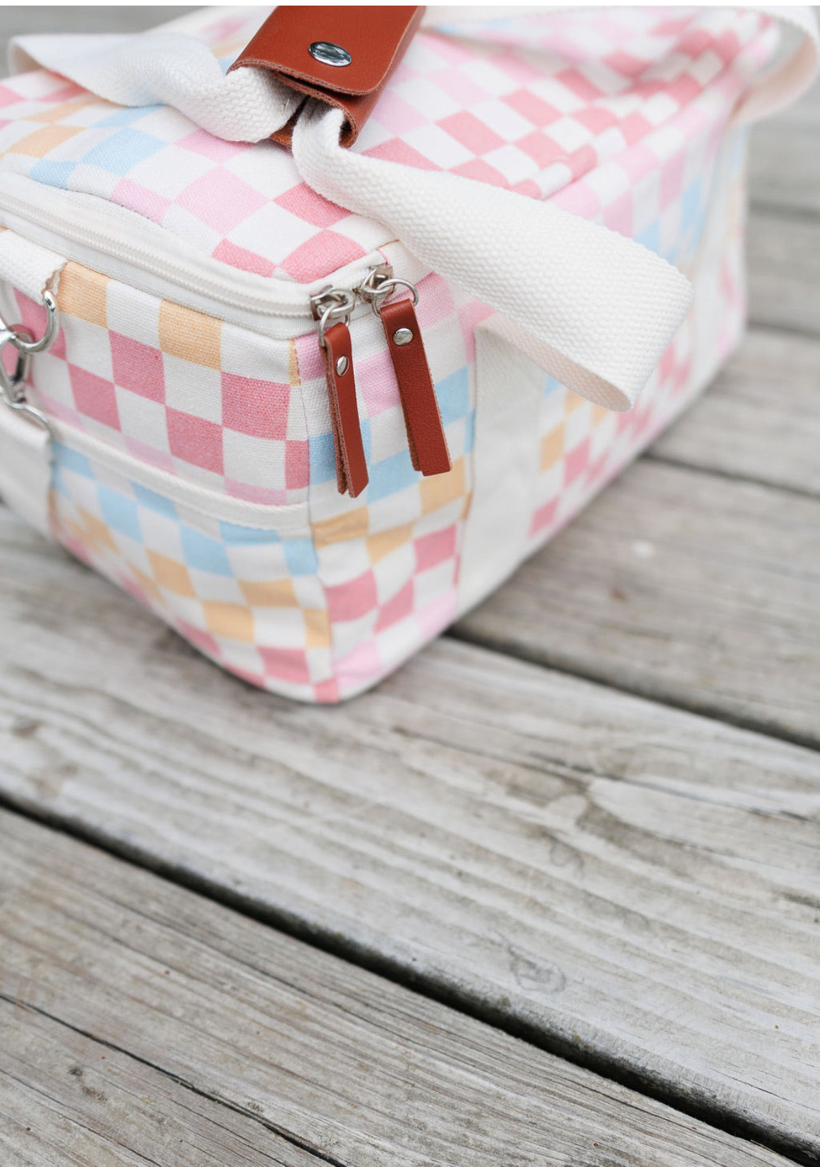 Soft Insulated Cooler in Rainbow