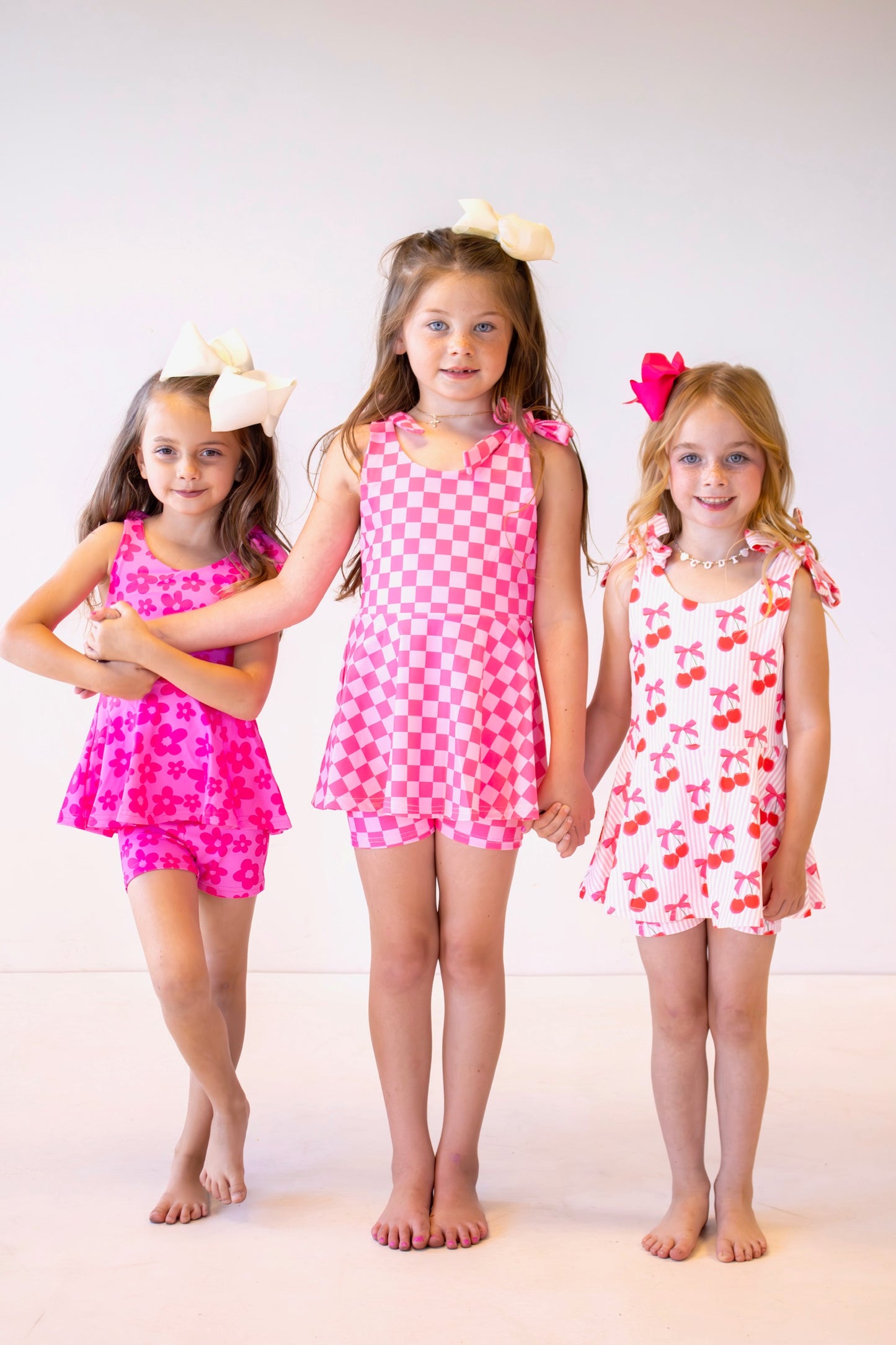 Babydoll Tee & Shorts Set- Cherry Pop