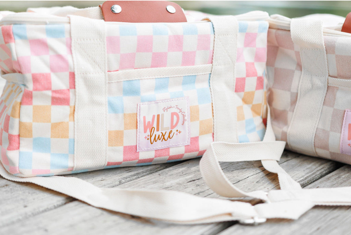 Soft Insulated Cooler in Rainbow