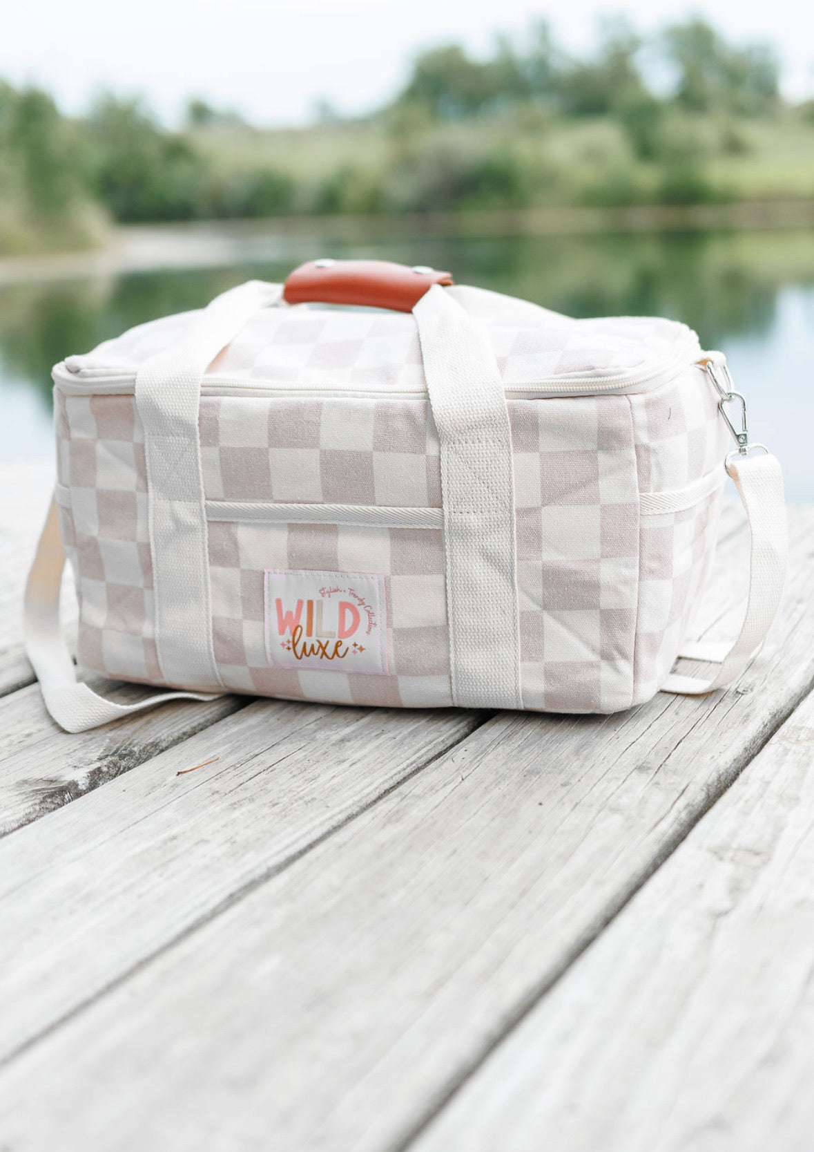 Soft Insulated Cooler Bag in Tan