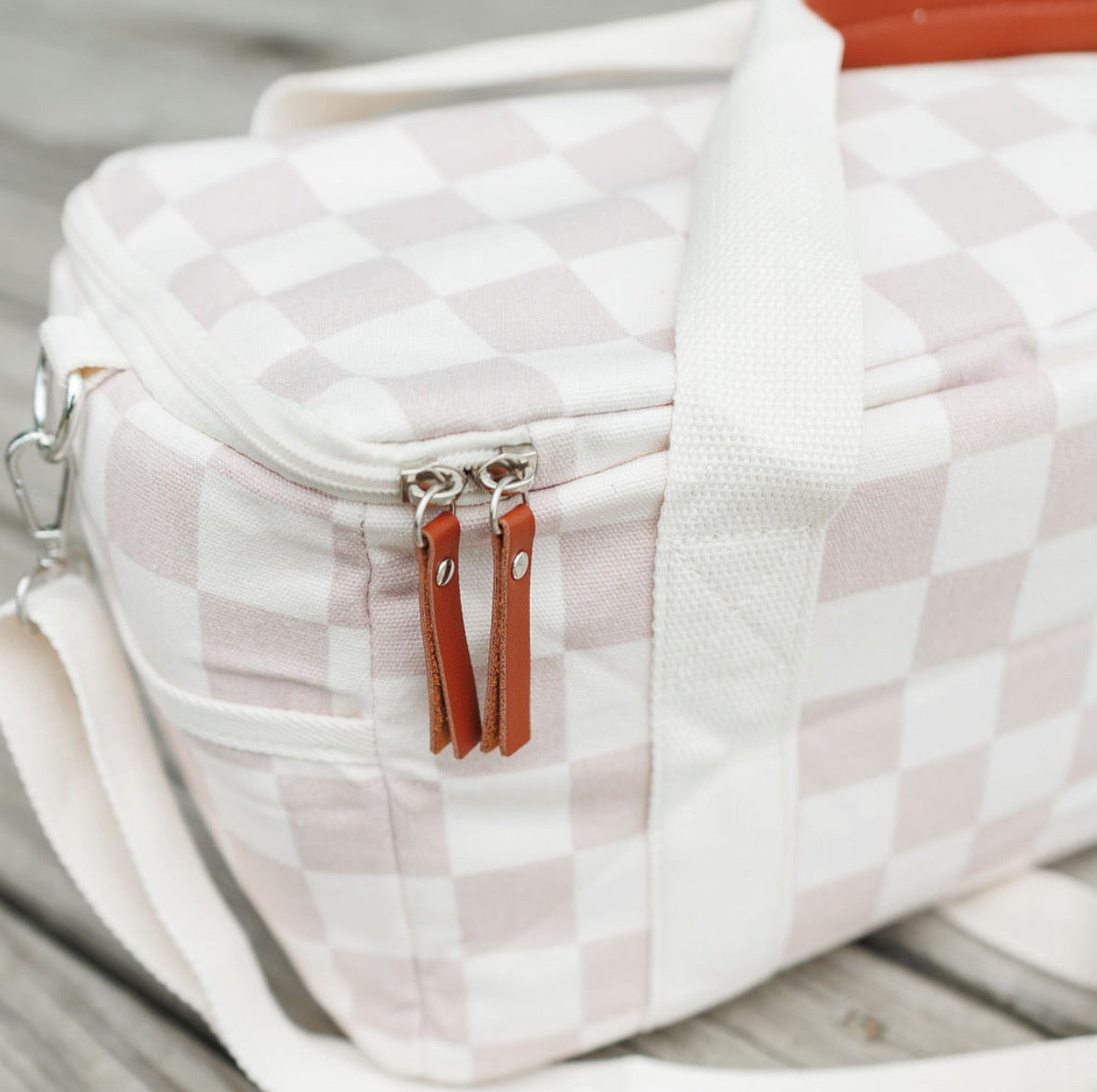 Soft Insulated Cooler Bag in Tan