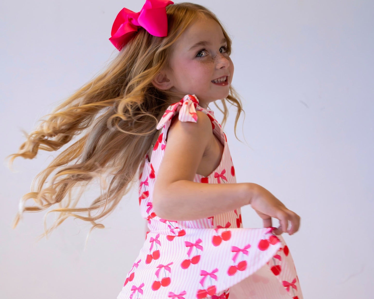 Babydoll Tee & Shorts Set- Cherry Pop