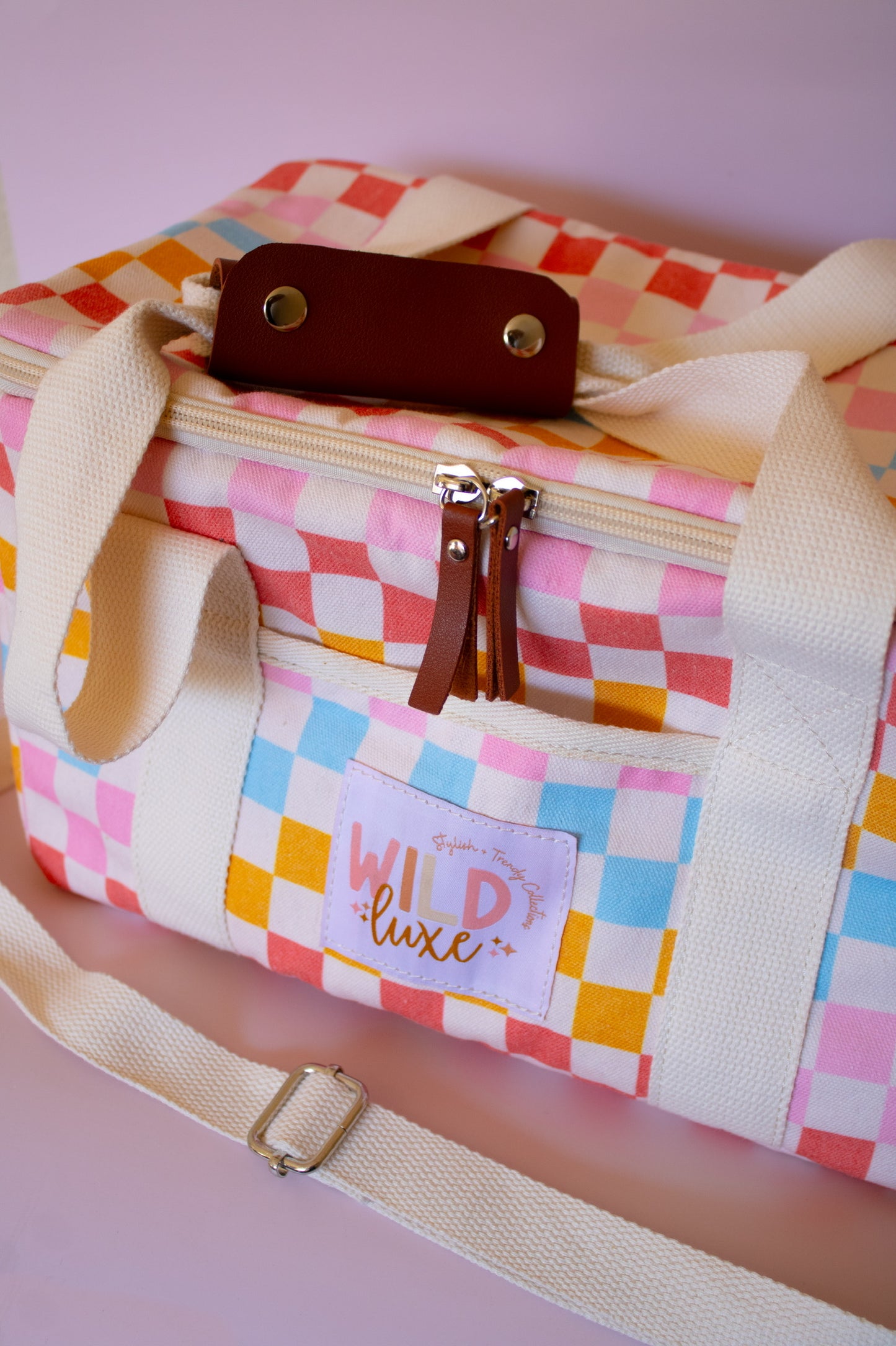 Soft Insulated Cooler in Rainbow