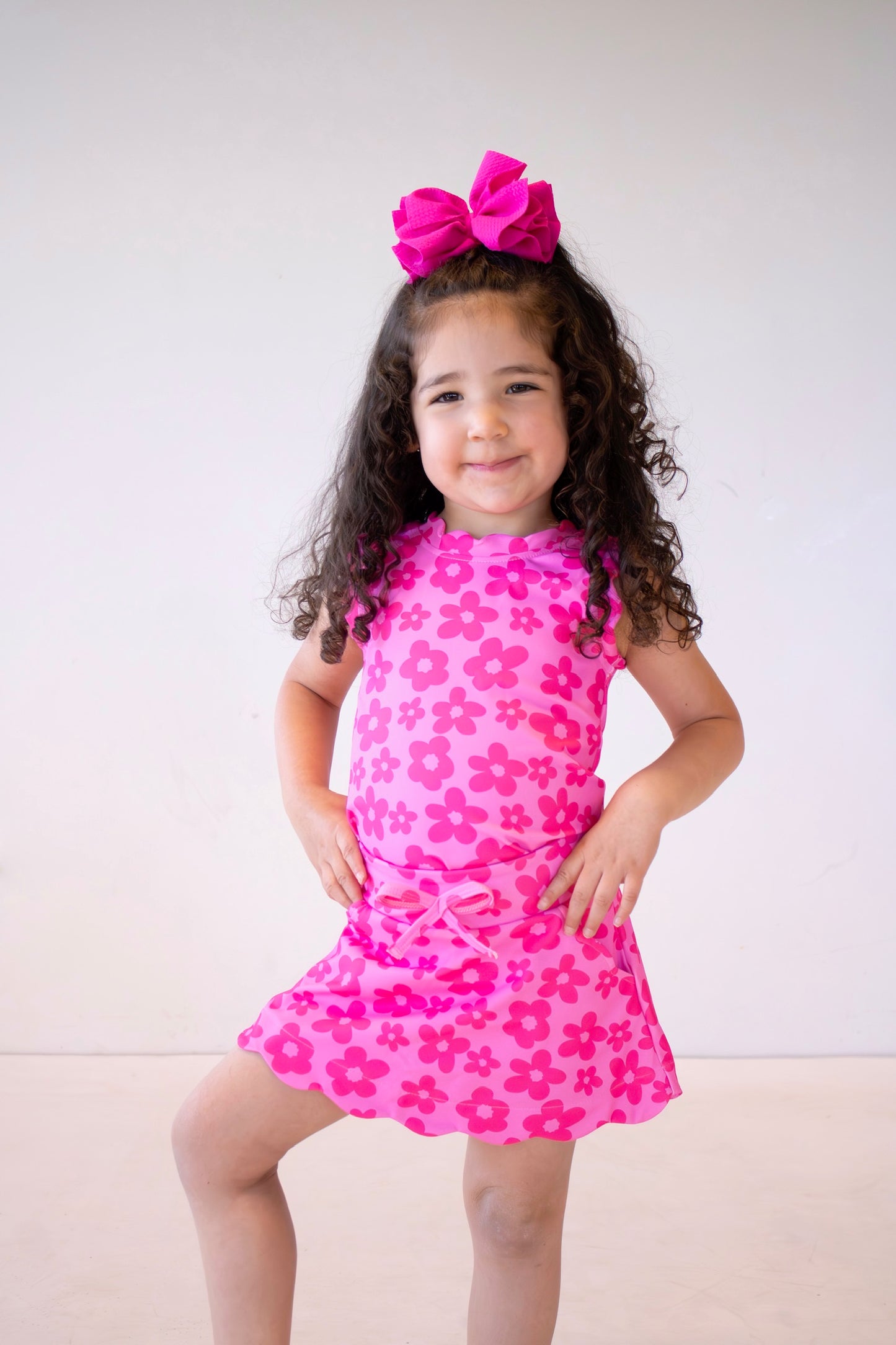 Scalloped Skirt Set- Pretty in Pink