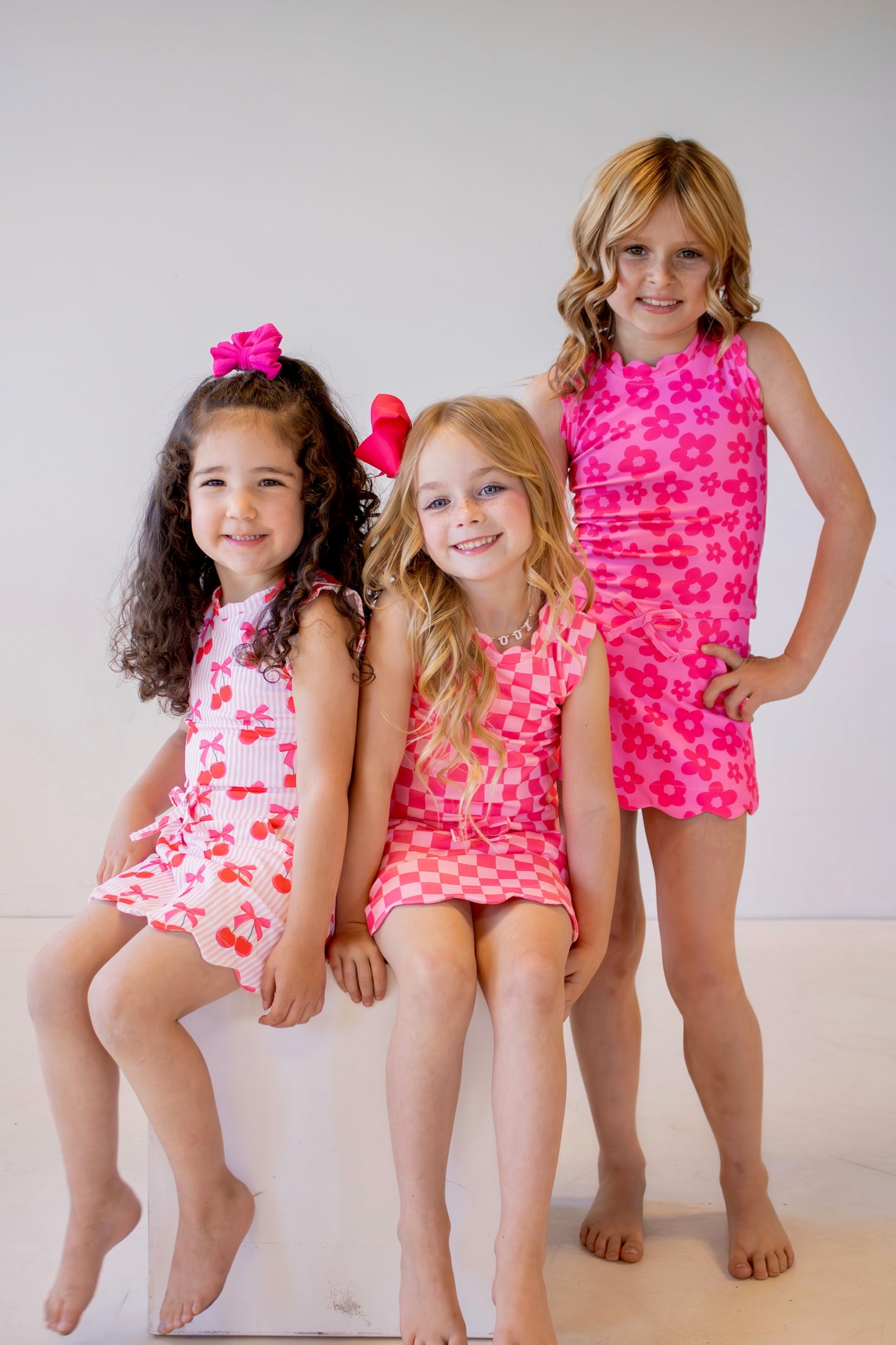 Scalloped Skirt Set- Pretty in Pink