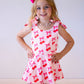 Babydoll Tee & Shorts Set- Cherry Pop
