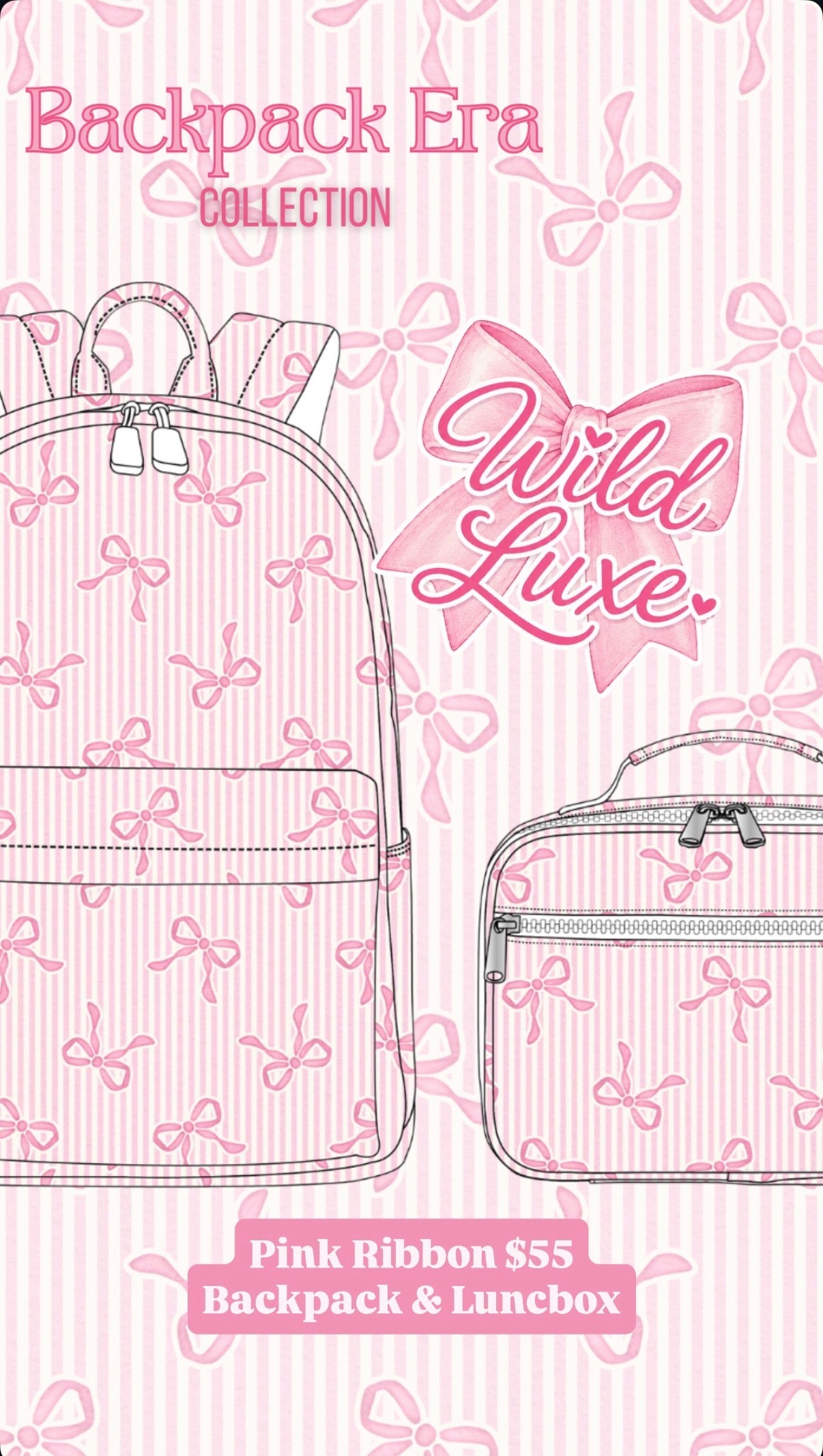 Backpack Era- Pink Ribbon (PRE-ORDER)