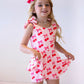 Babydoll Tee & Shorts Set- Cherry Pop