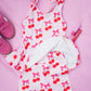 Babydoll Tee & Shorts Set- Cherry Pop
