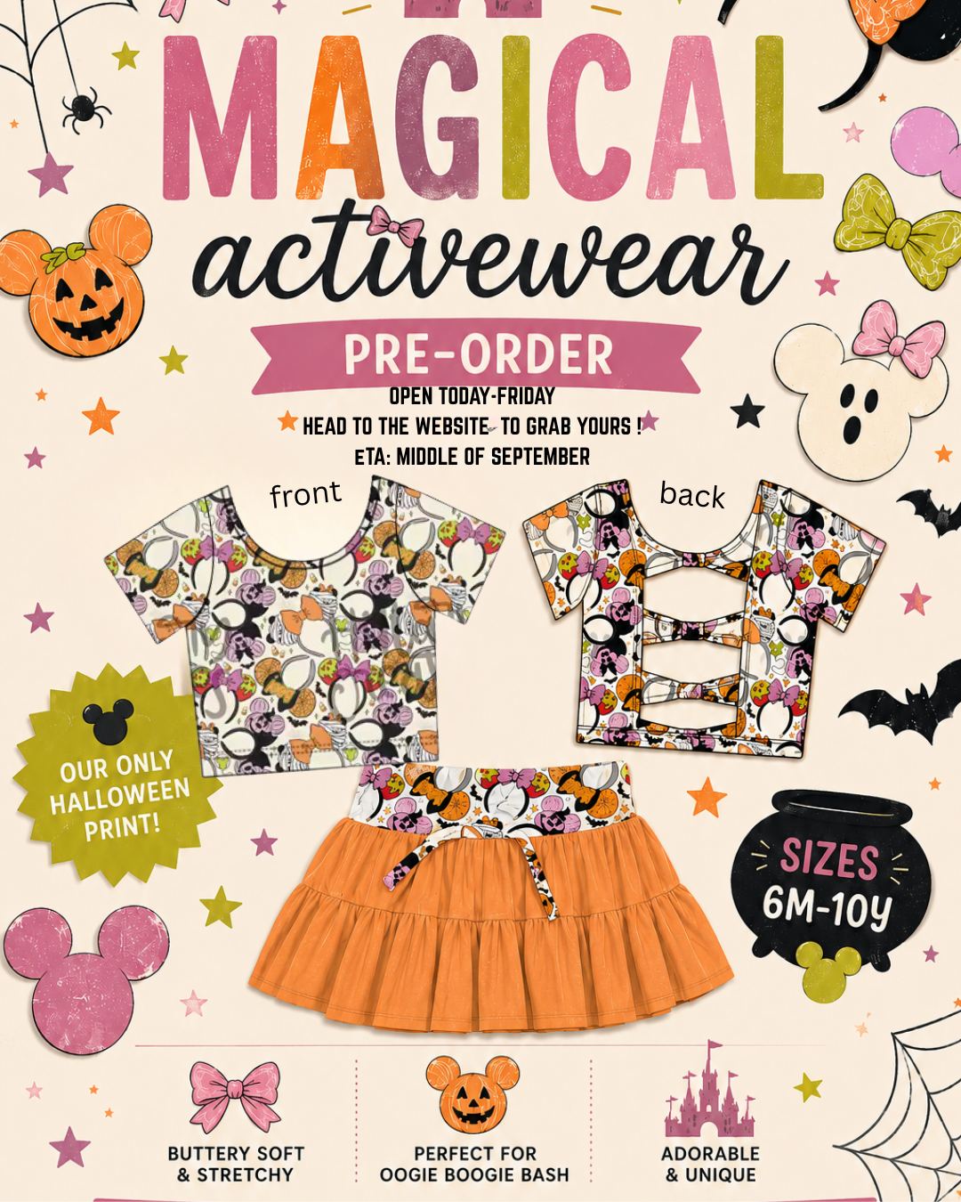 PRE-ORDER Magical Halloween Activewear