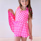 Babydoll Tee & Shorts Set- Pop of Pink