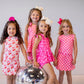 Babydoll Tee & Shorts Set- Pop of Pink