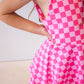 Babydoll Tee & Shorts Set- Pop of Pink