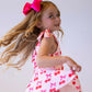 Babydoll Tee & Shorts Set- Cherry Pop