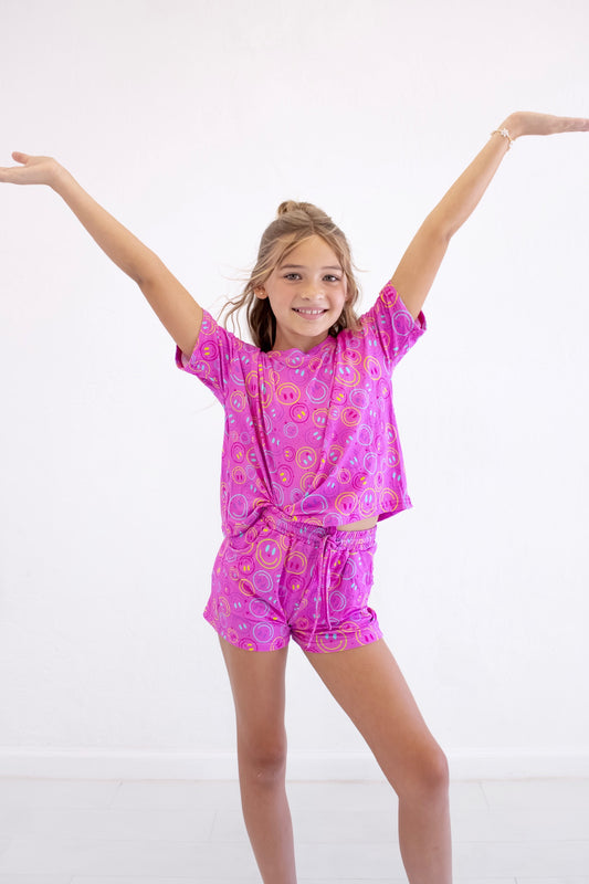 Daywear Sets-Neon Smiley