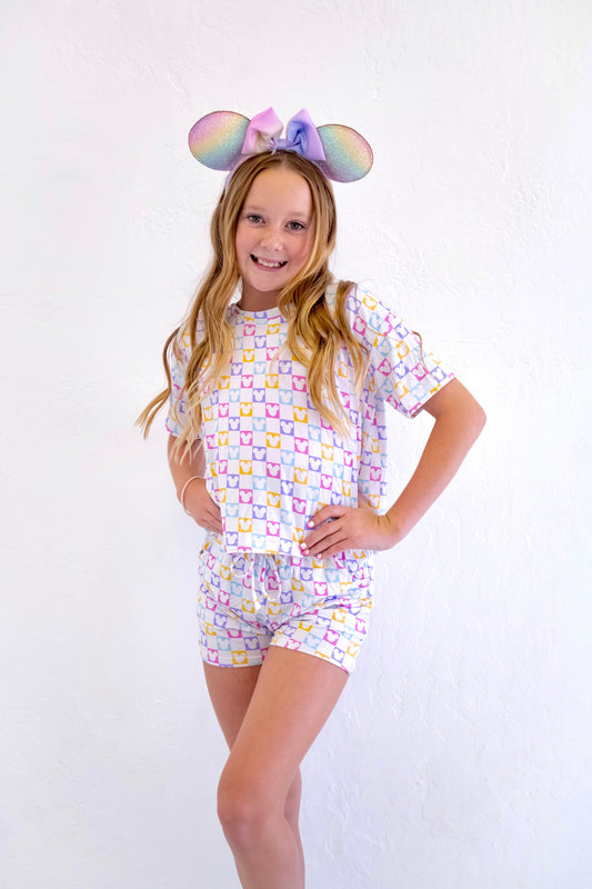 Daywear Sets-Checkered Board Mouse