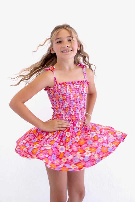 Bamboo Skirt Set- Wildflower
